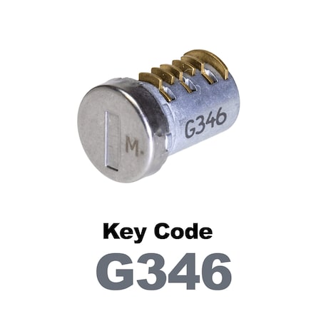 Global Replacement Lock Cylinder, For Master Key Applications, For use in Locks with Key Code G346 KC-SM-NK-346